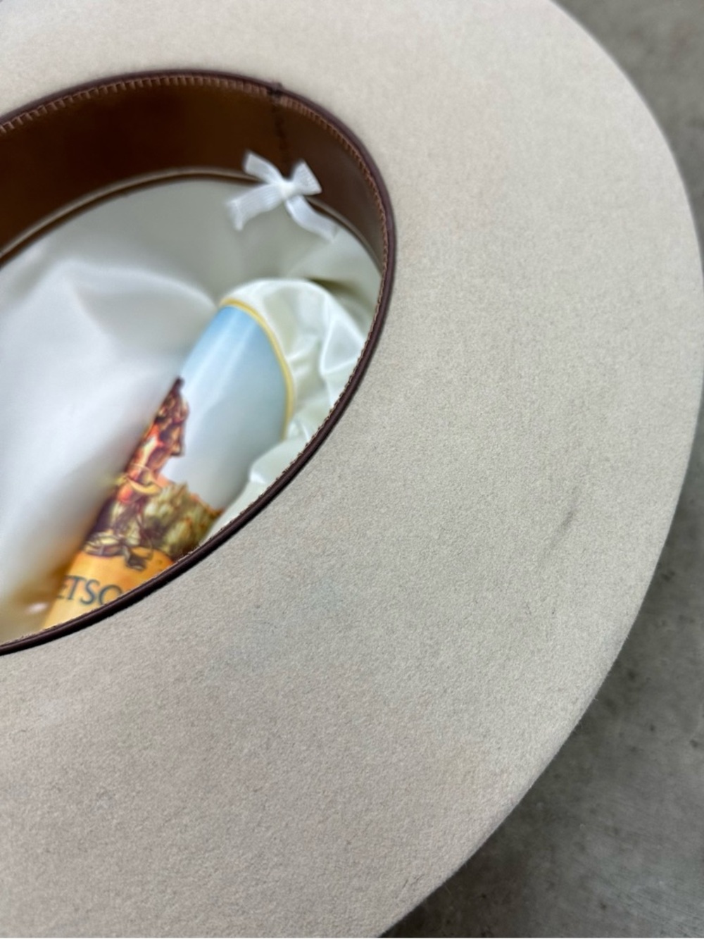 Vintage Stetson Rancher Silverbelly 4 X Beaver Cowboy Hat - Picture 7 of 11